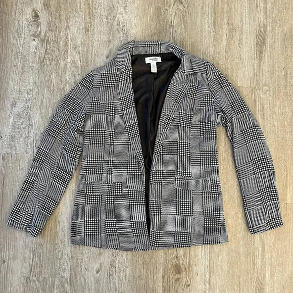 Womens Charlotte Russe Black/White Blazer - M - Picture 1 of 5